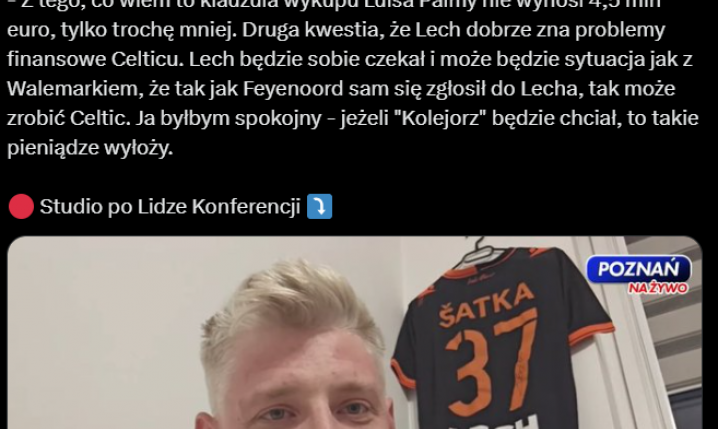 KLAUZULA WYKUPU Luisa Palmy NIE WYNOSI 4,5 mln euro, a...